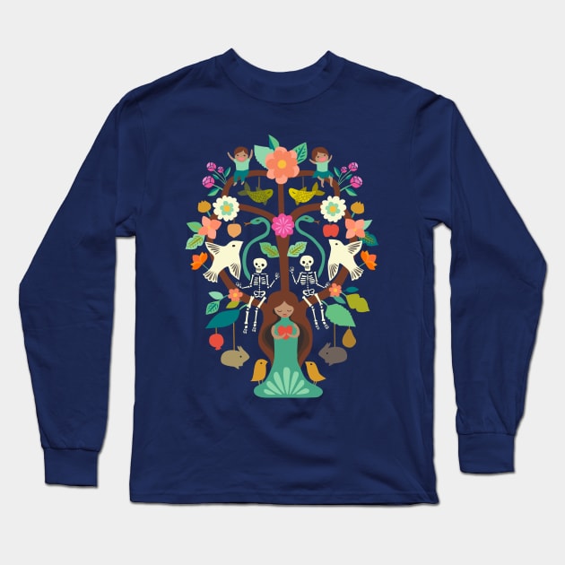 The Tree of Life Long Sleeve T-Shirt by Cecilia Mok